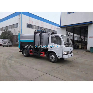 4x2 Side loading compressed garbage truck